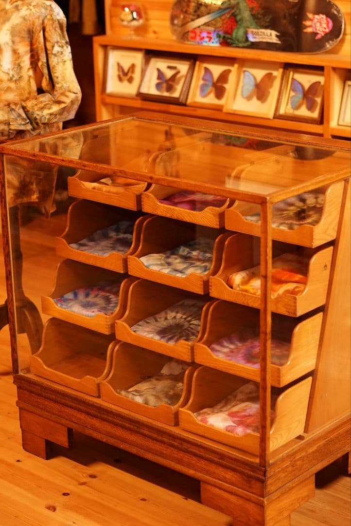 木製洋服ケース ディスプレイ 12引き出し