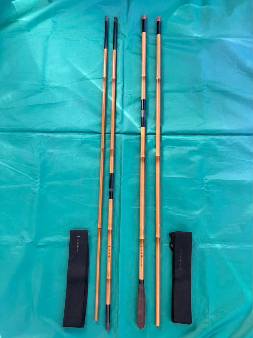 写楽　へら鮒　竿掛け　玉の柄　カーボン　へら竿　新品未使用