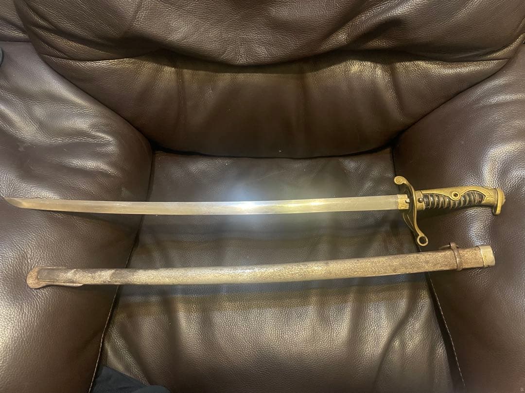【実物】戦前 実物 警察指揮刀 希少品 警官サーベル 短刀 日本刀 軍刀