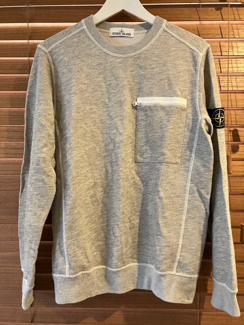 STONE  Sサイズ ライトグレー スウェット