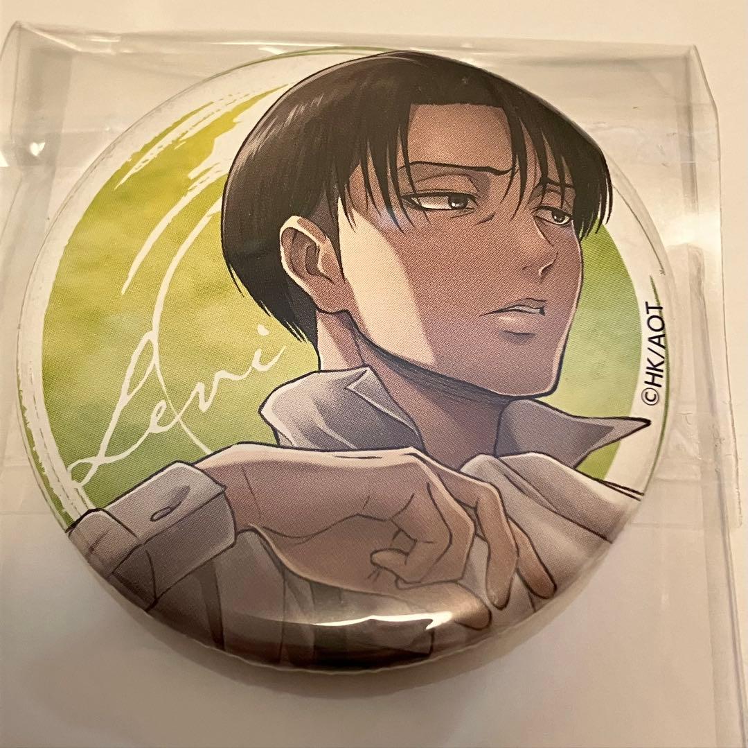 進撃の巨人 アニメガ 缶バッジ リヴァイ