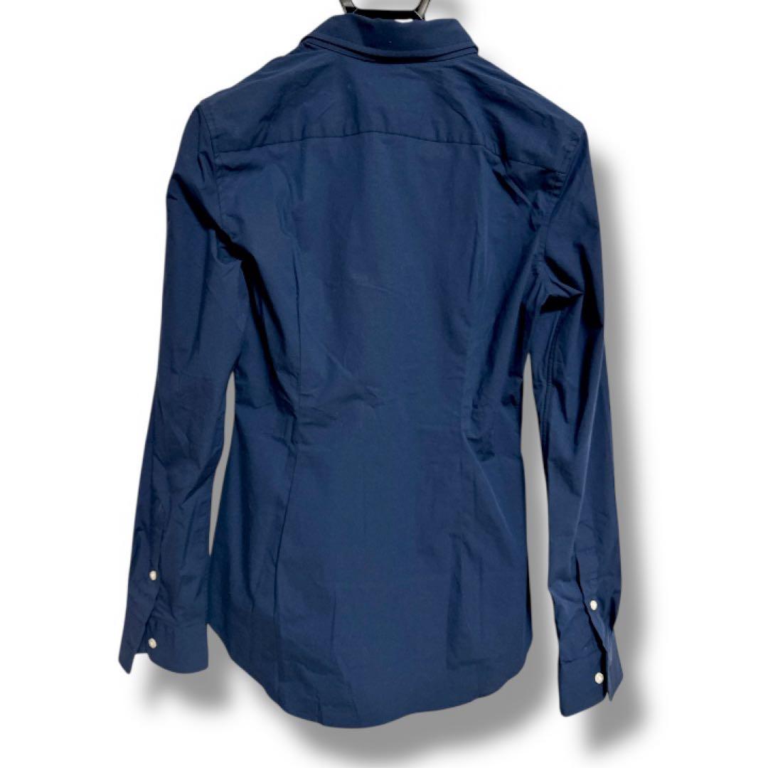 ☆新品未使用☆タグ付き ポロラルフローレン レディースシャツ ネイビー