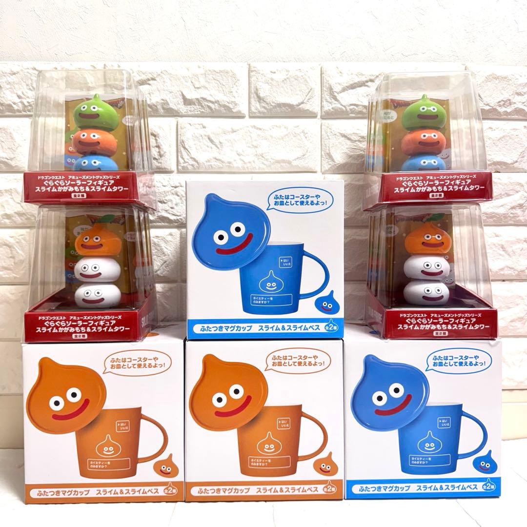 ドラゴンクエスト　スライムかがみもち＆スライムタワー　マグカップ　フィギュア
