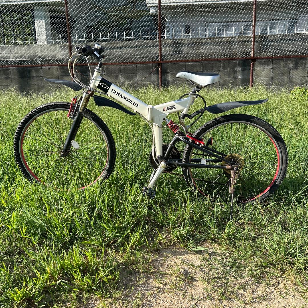 シボレー CHEVROLET マウンテンバイク 26インチ 折りたたみ式自転車