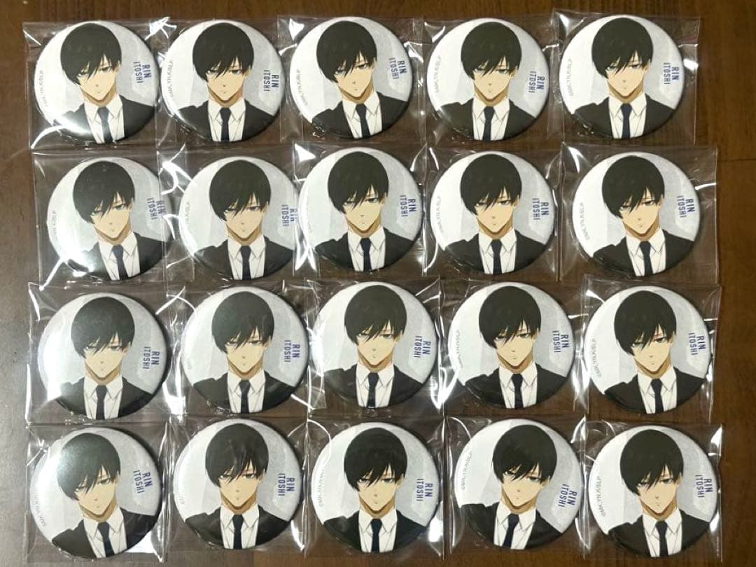 ブルーロック 糸師凛　缶バッジ ベースヤード　初期　 第一弾　20個　②