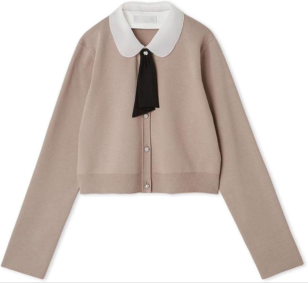 セルフォードデタッチャブル総針カーディガン36