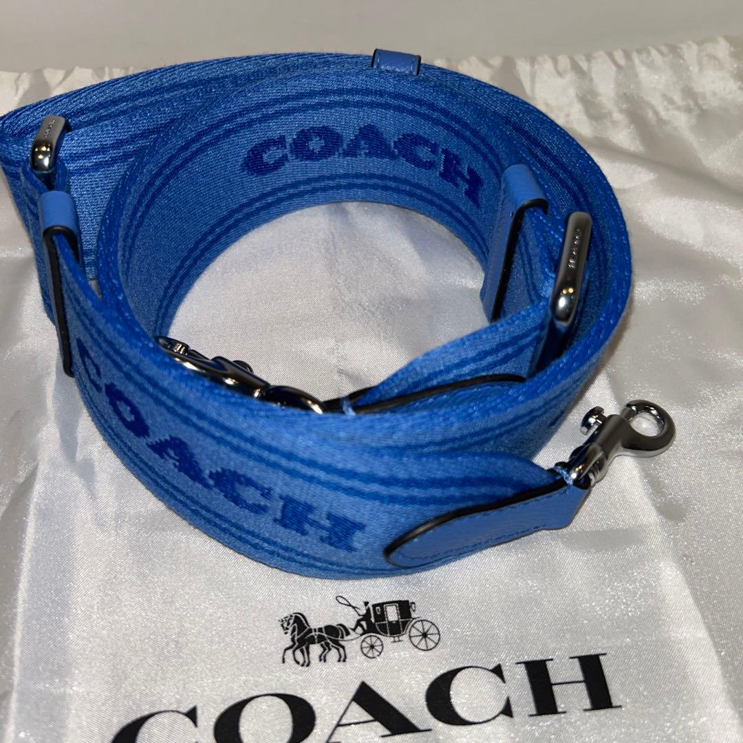 タグ付新品【COACH】ショルダーバッグ　青色