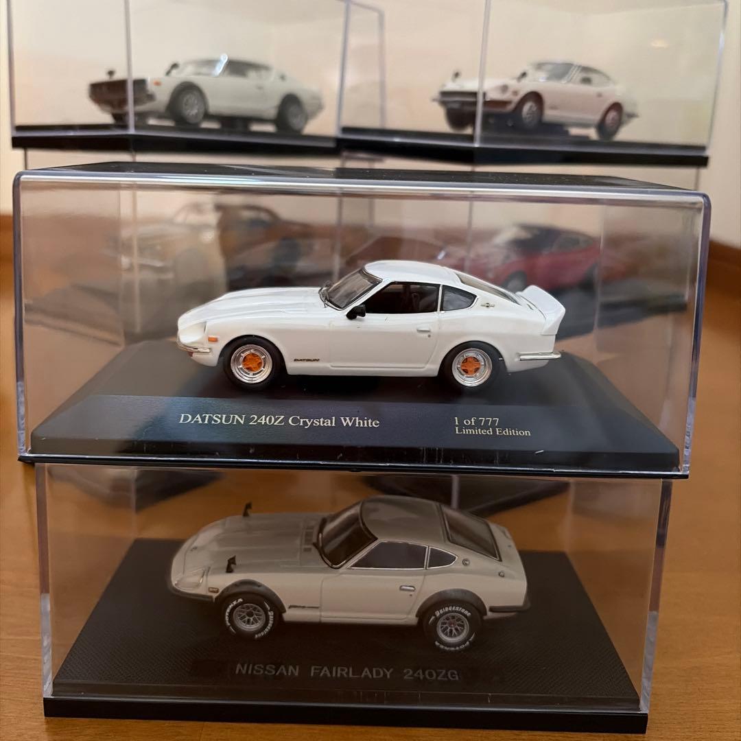 ミニカー 7台セット 1/43 スカイライン フェアレディ DUTSUN