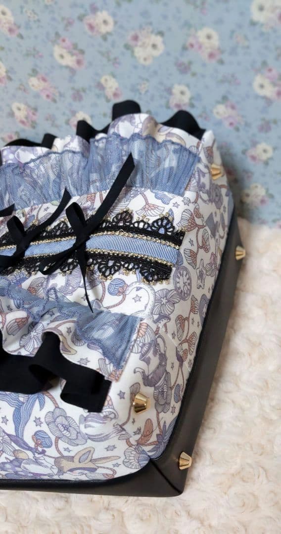 い*ご様 ジョリーフルール　フラップファスナートート　ポイズンベリーシーフ　トリ