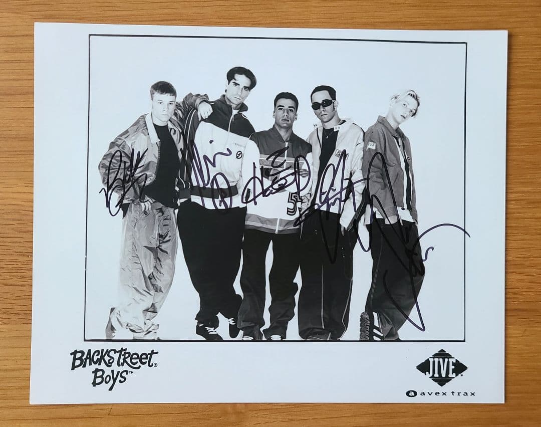 Backstreet Boys 直筆サイン入りポートレート