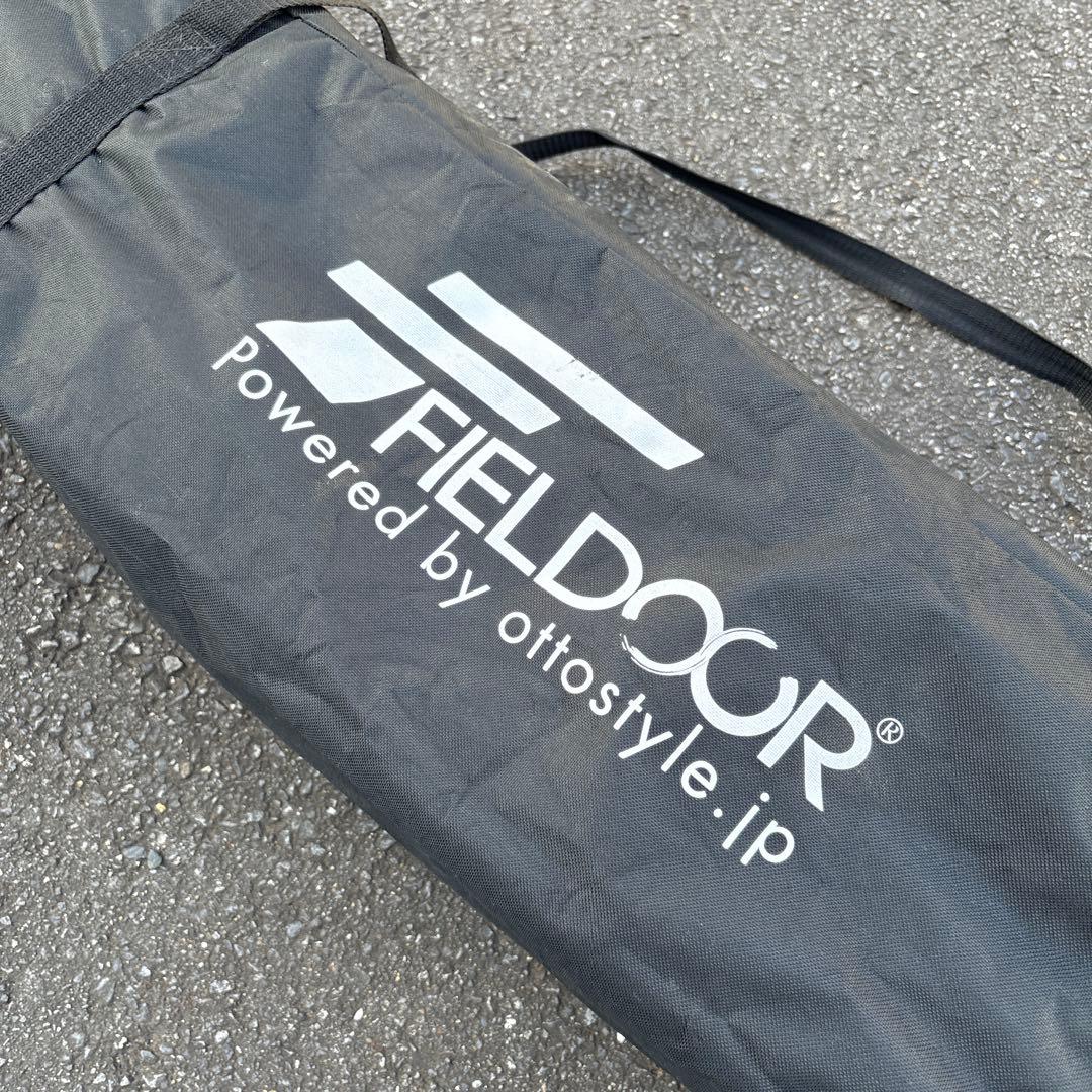 美品 FIELDOOR タープテント オレンジ トップカバー付き♪