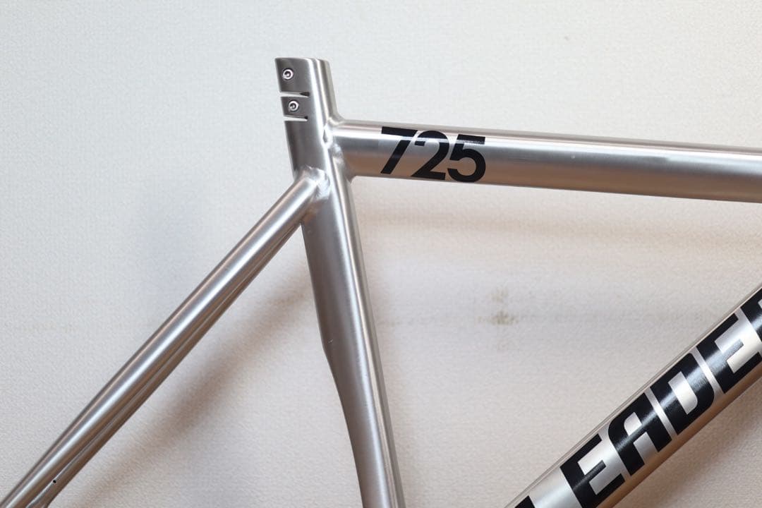 ★ LEADER BIKE リーダーバイク725 ピスト フレーム ブルーラグ