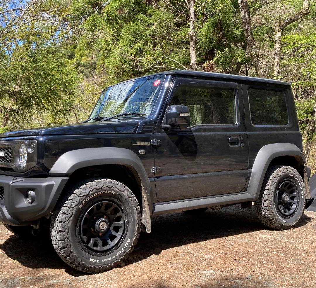 ジムニーシエラ専用デルタBFタイヤホイール5本、ホイールナット