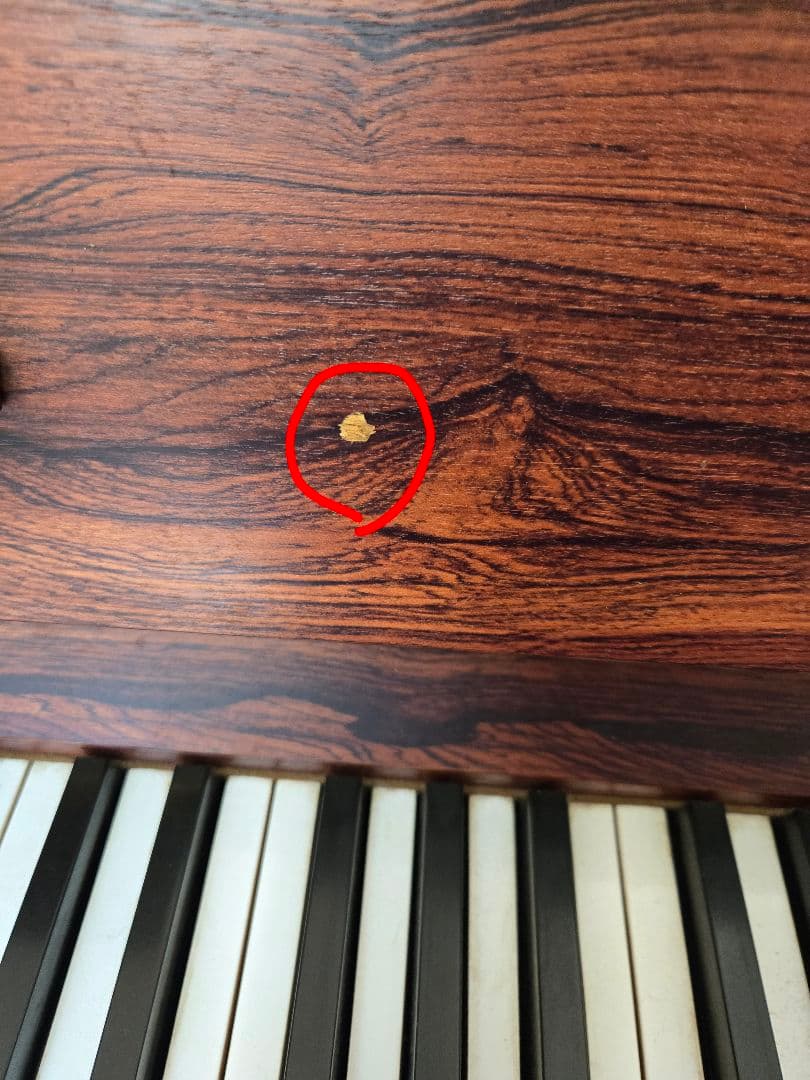 ヤマハ アップライトピアノ E-501（1997年購入）