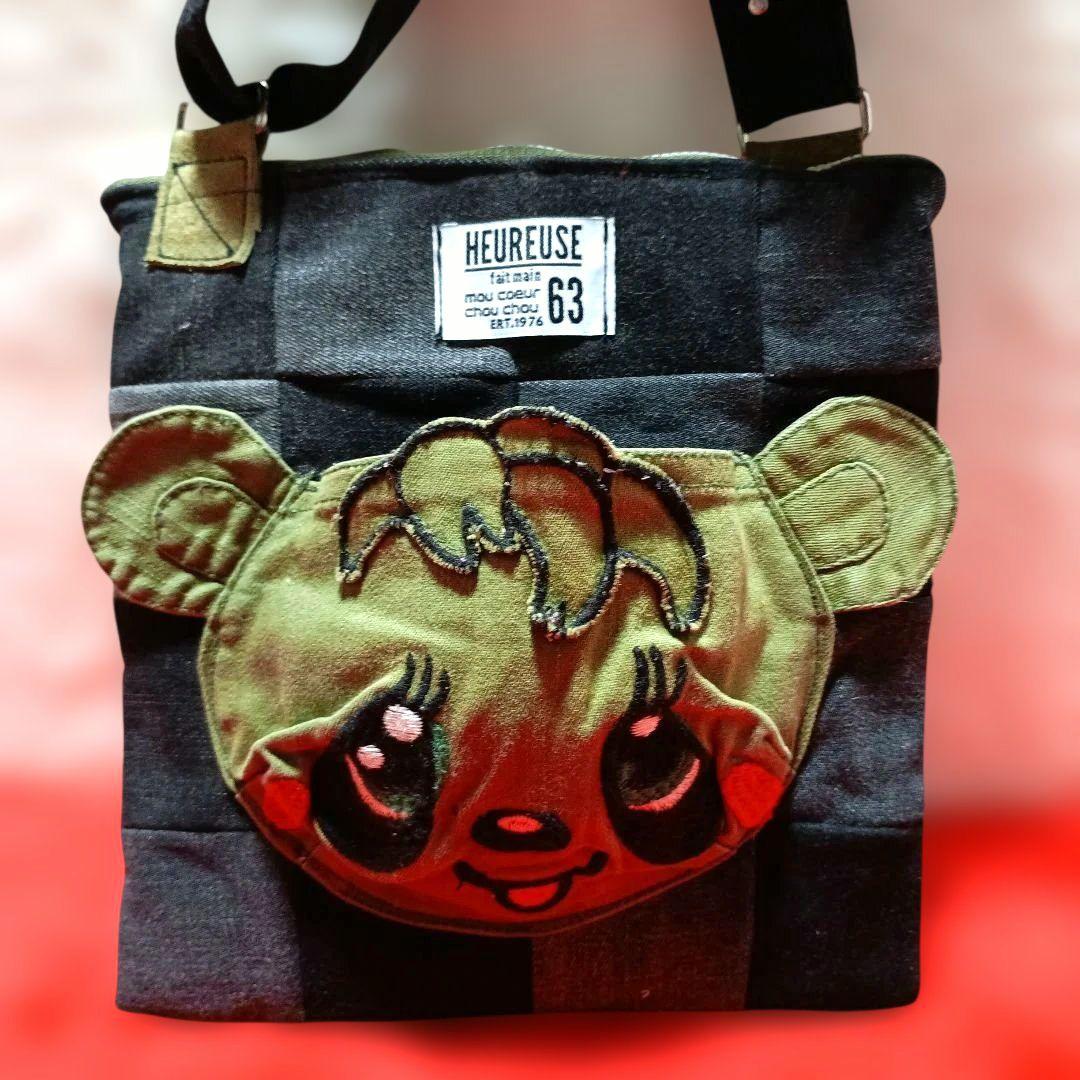 monaca様オーダー依頼品です！！ デニムリメイクミニショルダーバッグ　３点