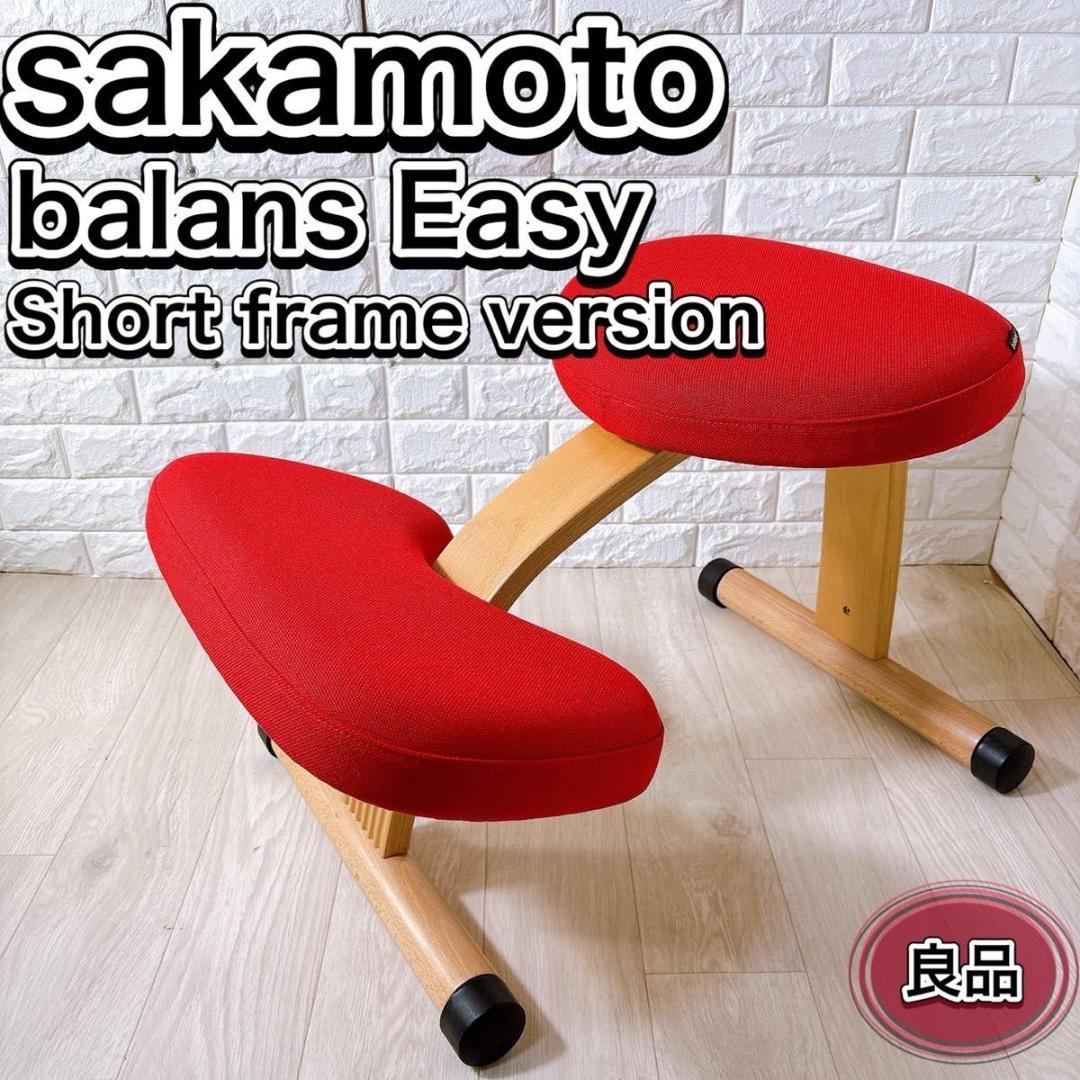 美品 バランスラボ バランスチェア バランスイージー 赤 ショートフレーム 11