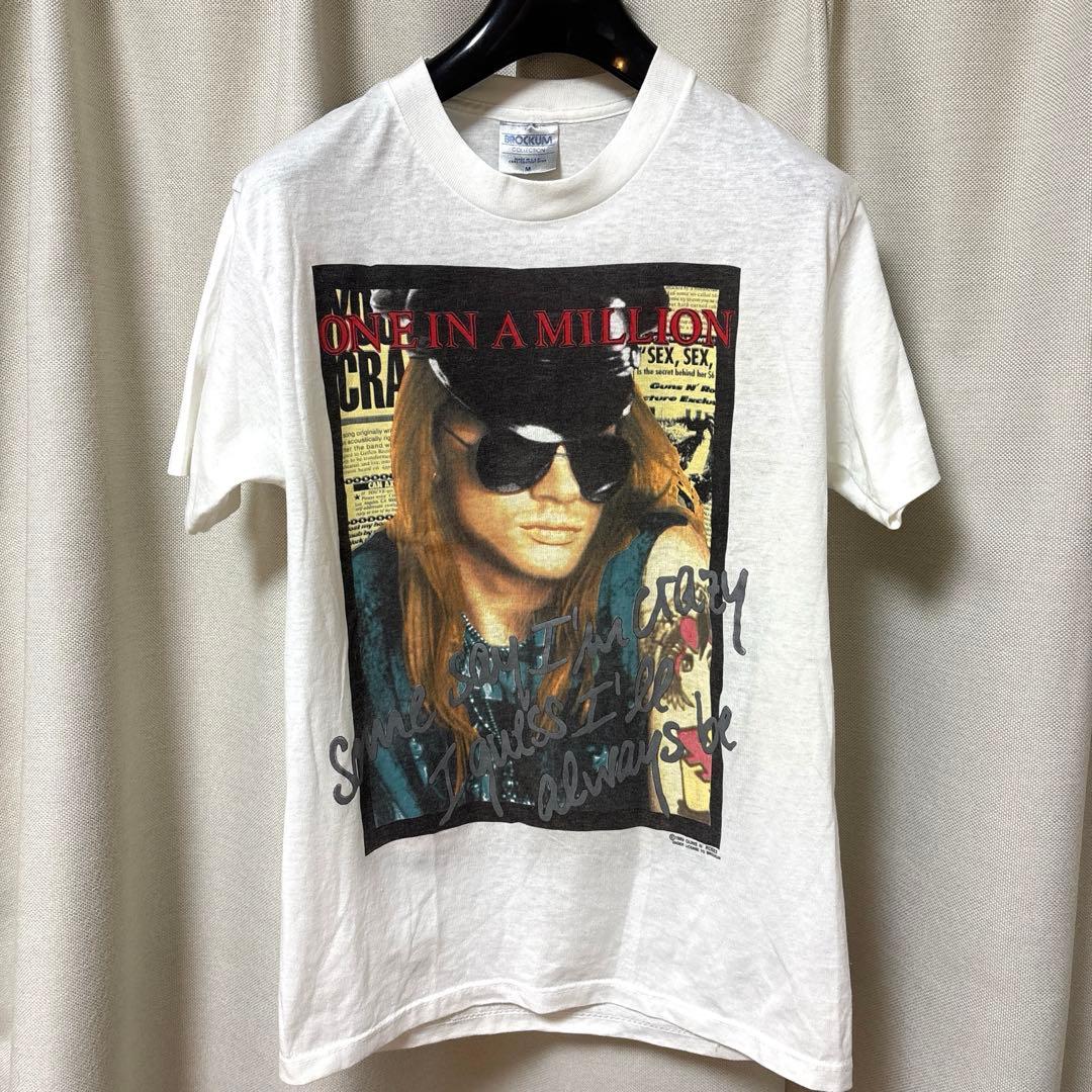 W AxL Rose Guns N' Roses ヴィンテージTシャツ