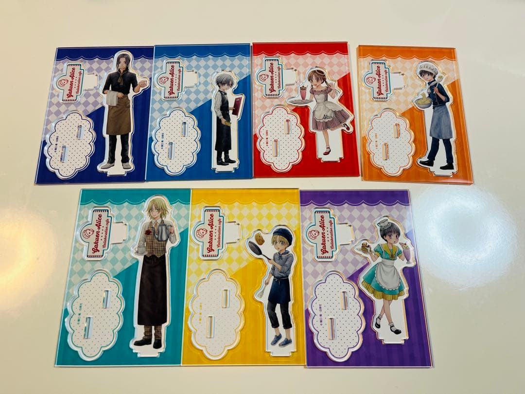 学園アリス コラボカフェアクスタコンプリートセット新品未使用品