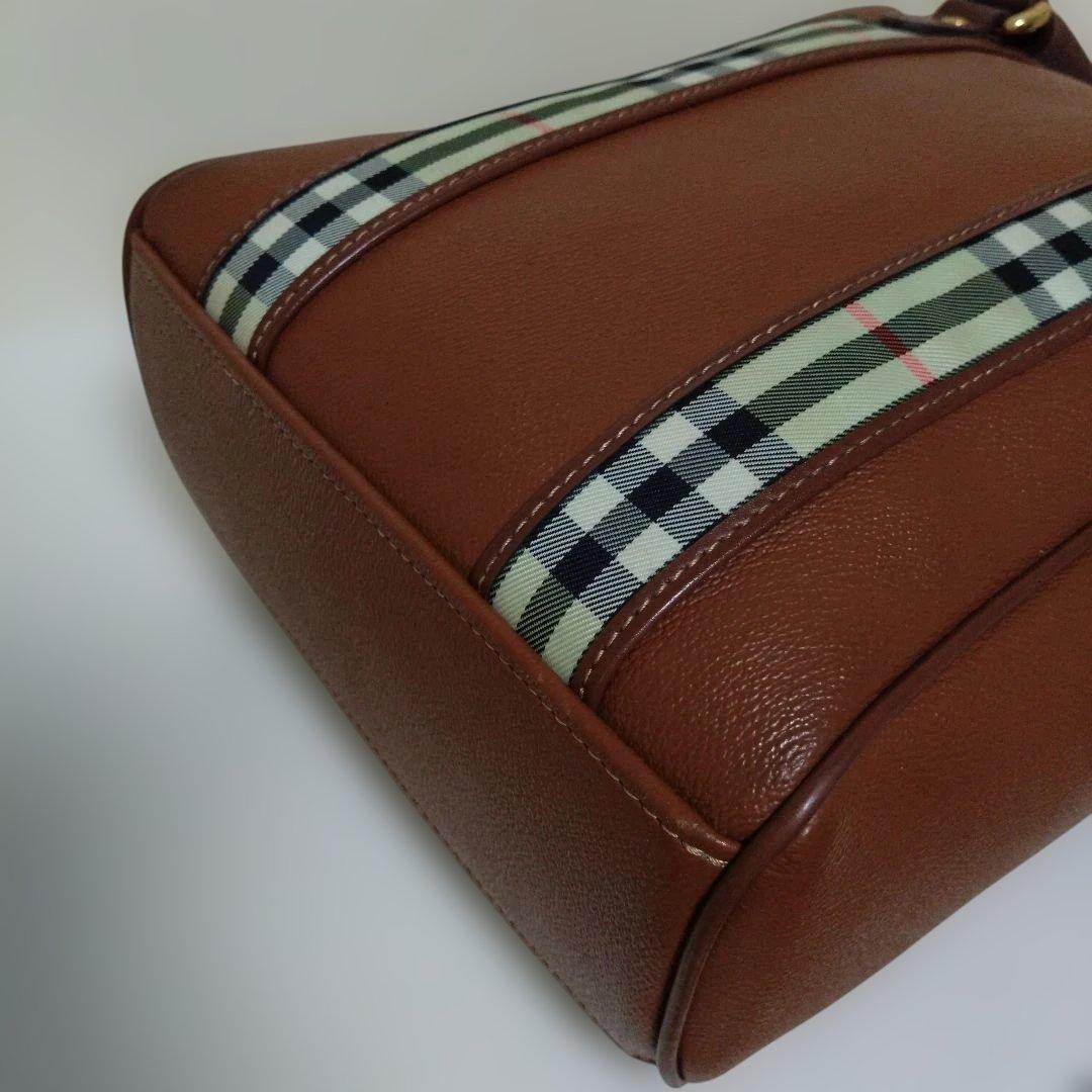 Burberrys　バーバリー シューズバッグ ブラウン ノバチェック ゴルフ