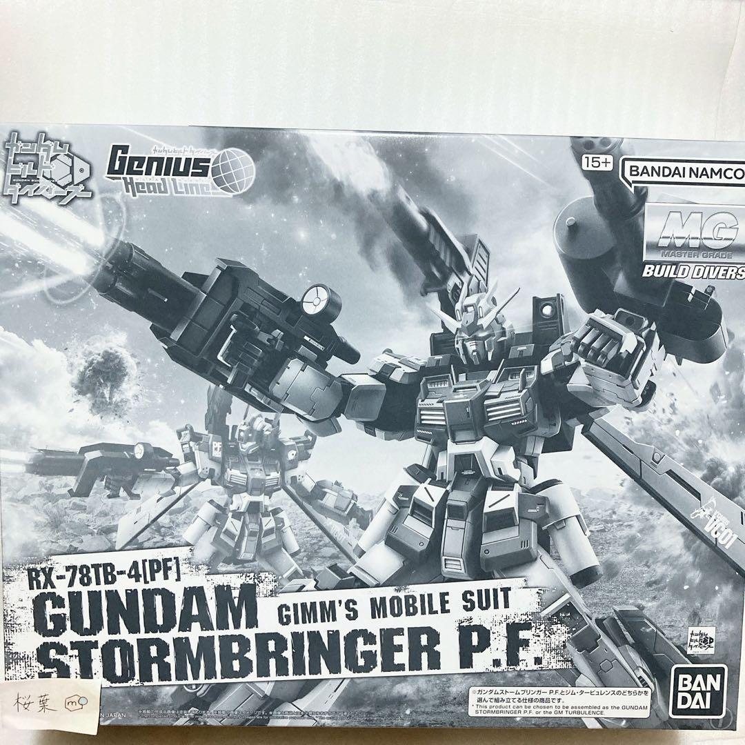 ガンプラ mg ガンダムストームブリンガー Ｐ.Ｆ. 新品　未組立　内袋未開封