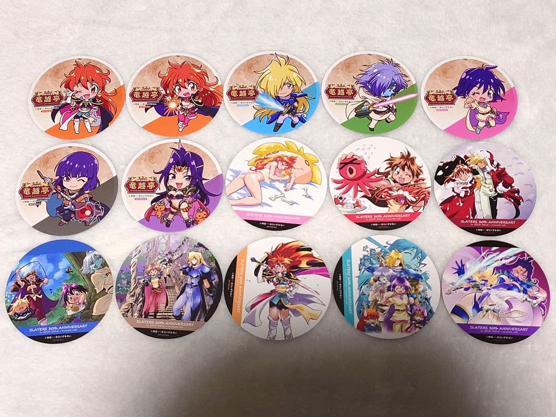 スレイヤーズ かふぇ竜越亭 コースター 全種