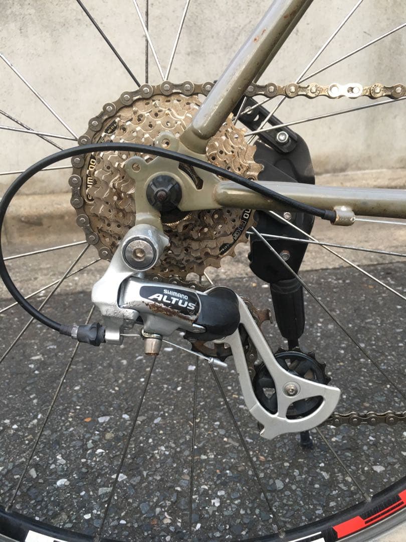 クロスバイク ロードバイク 自転車 整備済み チャリ ギヤ ロード カスタム