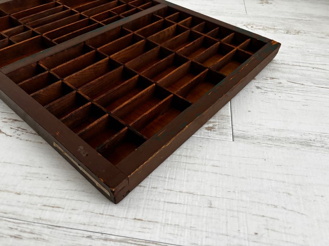 プリンタートレイ/アンティーク/木製トレイ大きめ