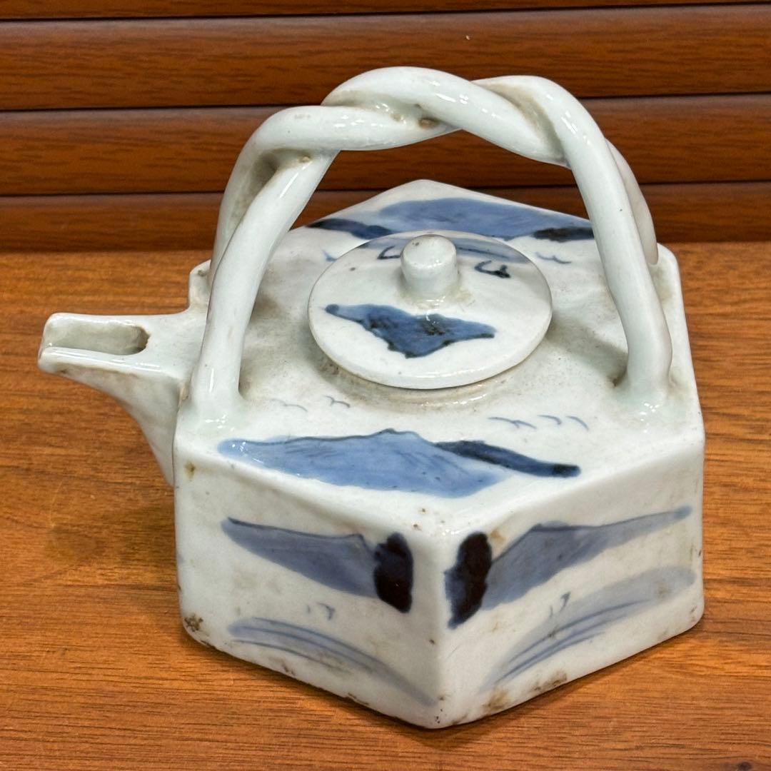 中国　古染　水注　中国で購入