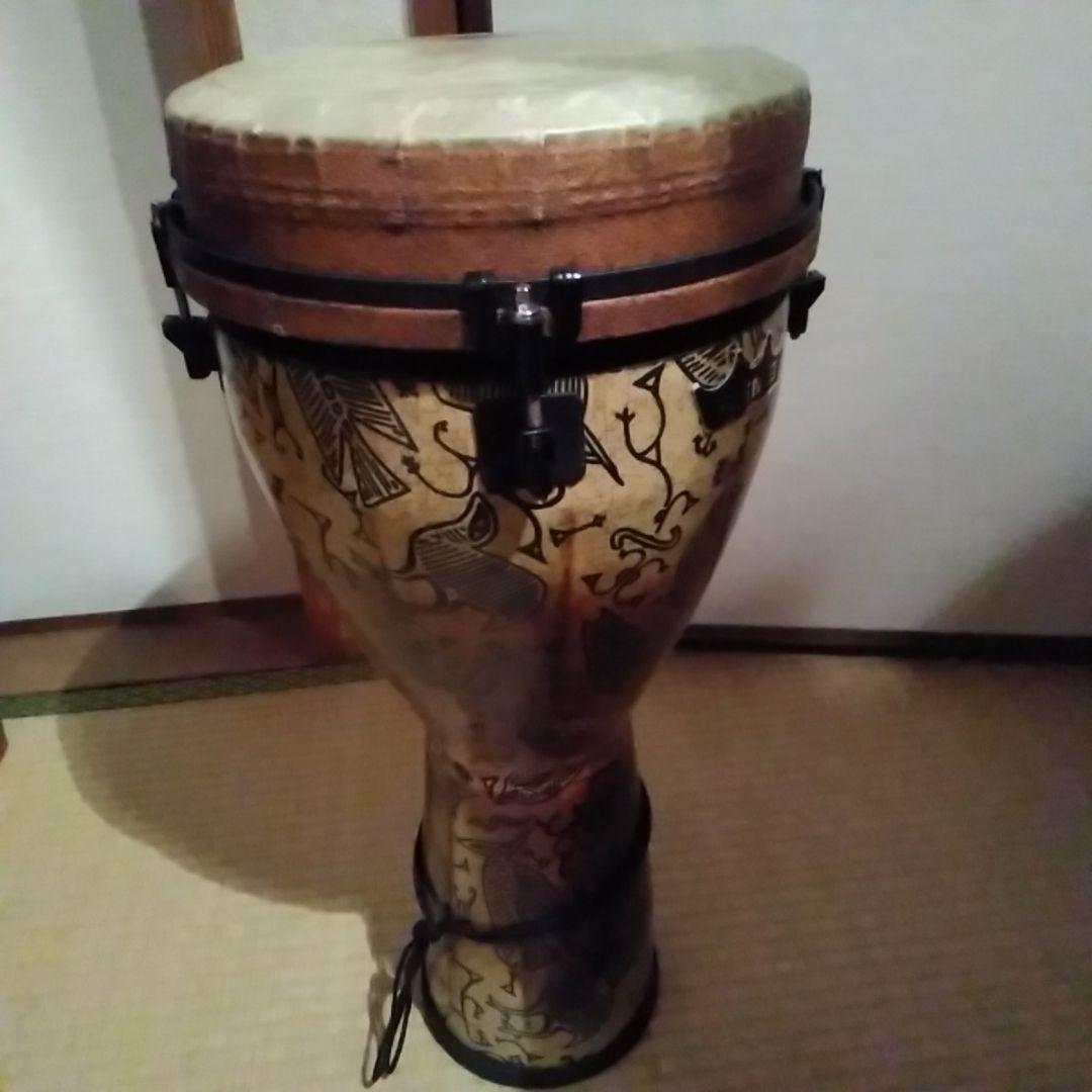 ジャンベ　REMO　レモ　打楽器　パカッション　化石柄