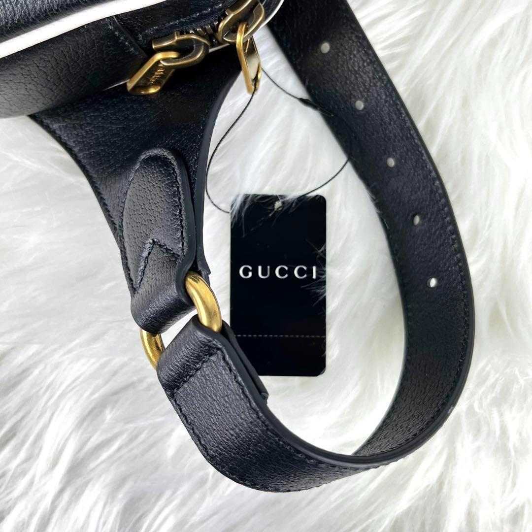 ☆希少☆紙タグ付き☆グッチxアディダスコラボ トレフォイルロゴ　ボディバッグ