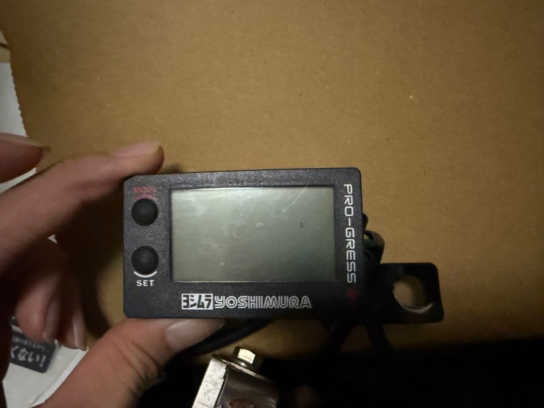 ヨシムラ 油温計 ステー付き