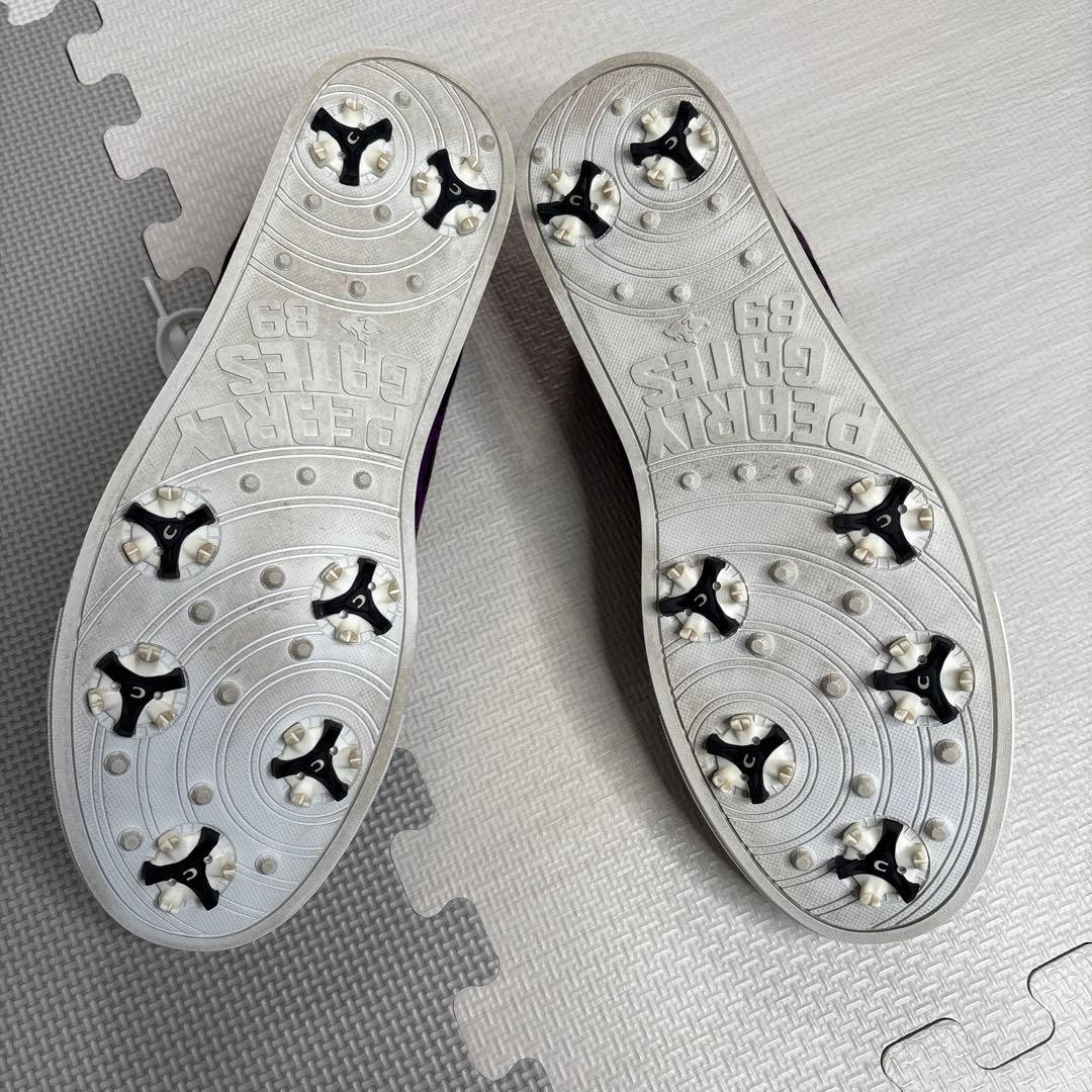 美品 パーリーゲイツ ゴルフシューズ スポンジボブ ローカット 27㎝