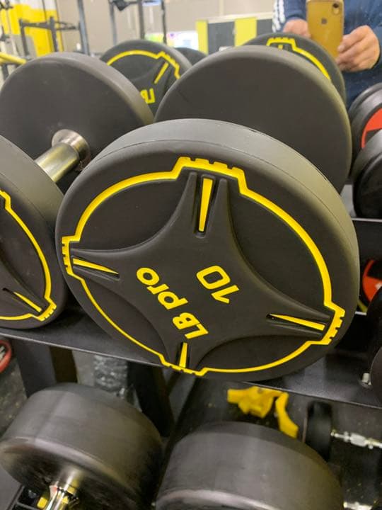 TPUダンベル　　４２.5kg ２個