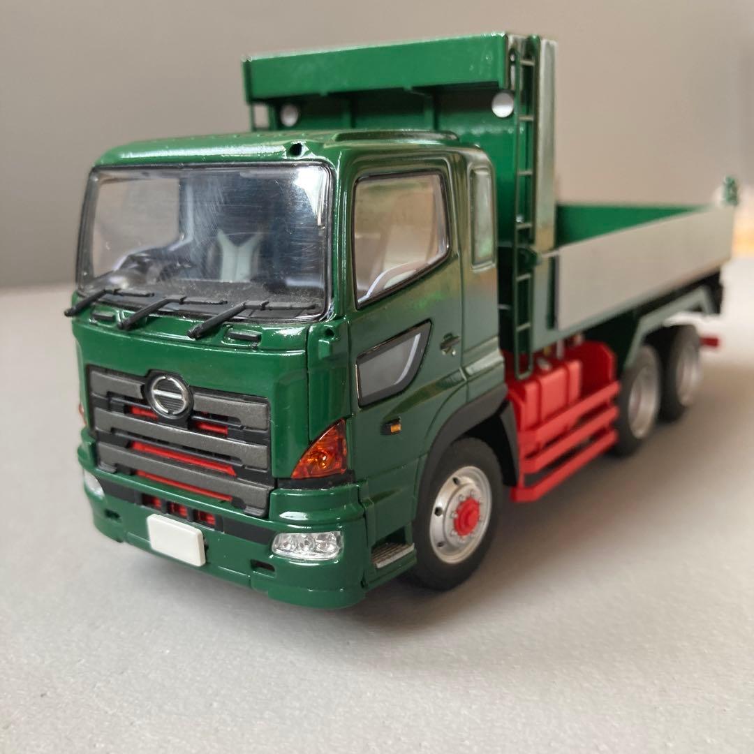 1/50 ケンクラフト　日野プロフィアダンプトラック　緑