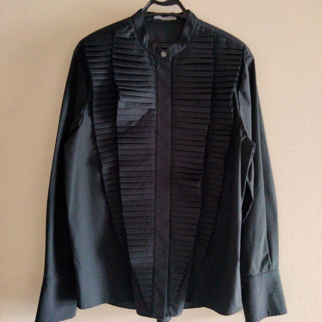 本日のみ出品【Theoryリュクス】ブラックプリーツ長袖シャツ
