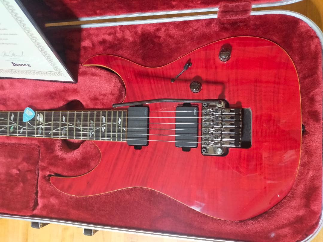 Ibanez エレキギター レッド ケース付き