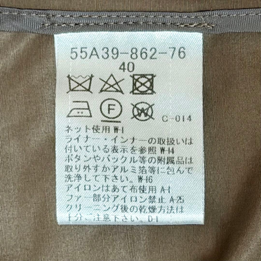 ☆新品未使用☆ブルーレーベルクレストブリッジ　モッズコート　フード　ライナー　L