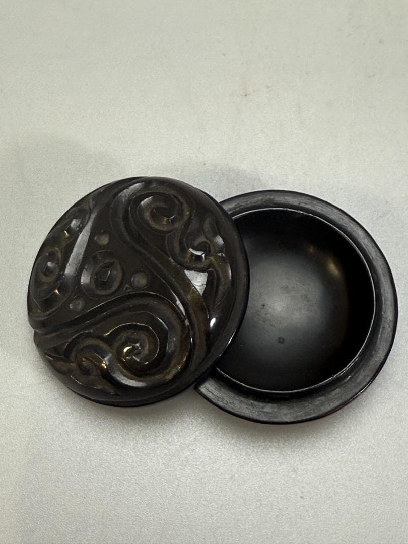 茶道具 香入れ 堆黒 具利 香合