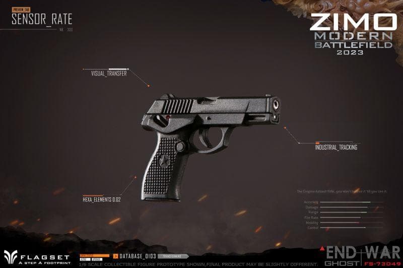 ミリタリー 1/6Modern Battlrfield End War Ghost Zimo