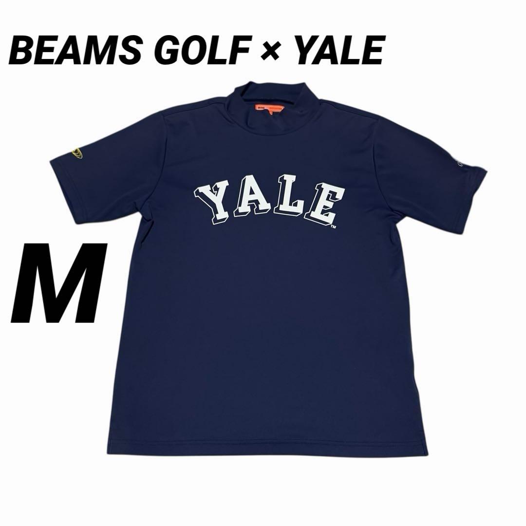 BEAMS GOLF × YALE 半袖ポロシャツ M ネイビー