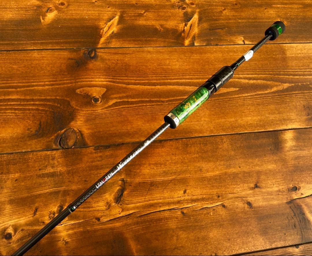 スピニングロッド　S662L バスロッド　バス釣り　トラウト　ウッドグリップ