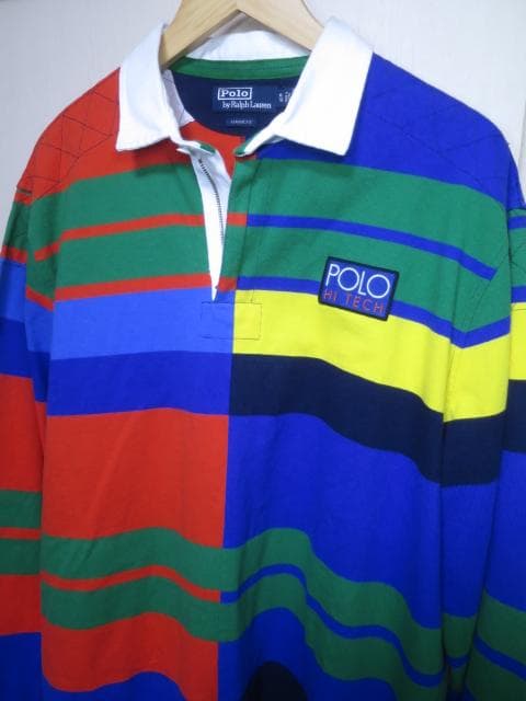 XL POLO HI TECH ラガー シャツ マルチカラー ラルフローレン
