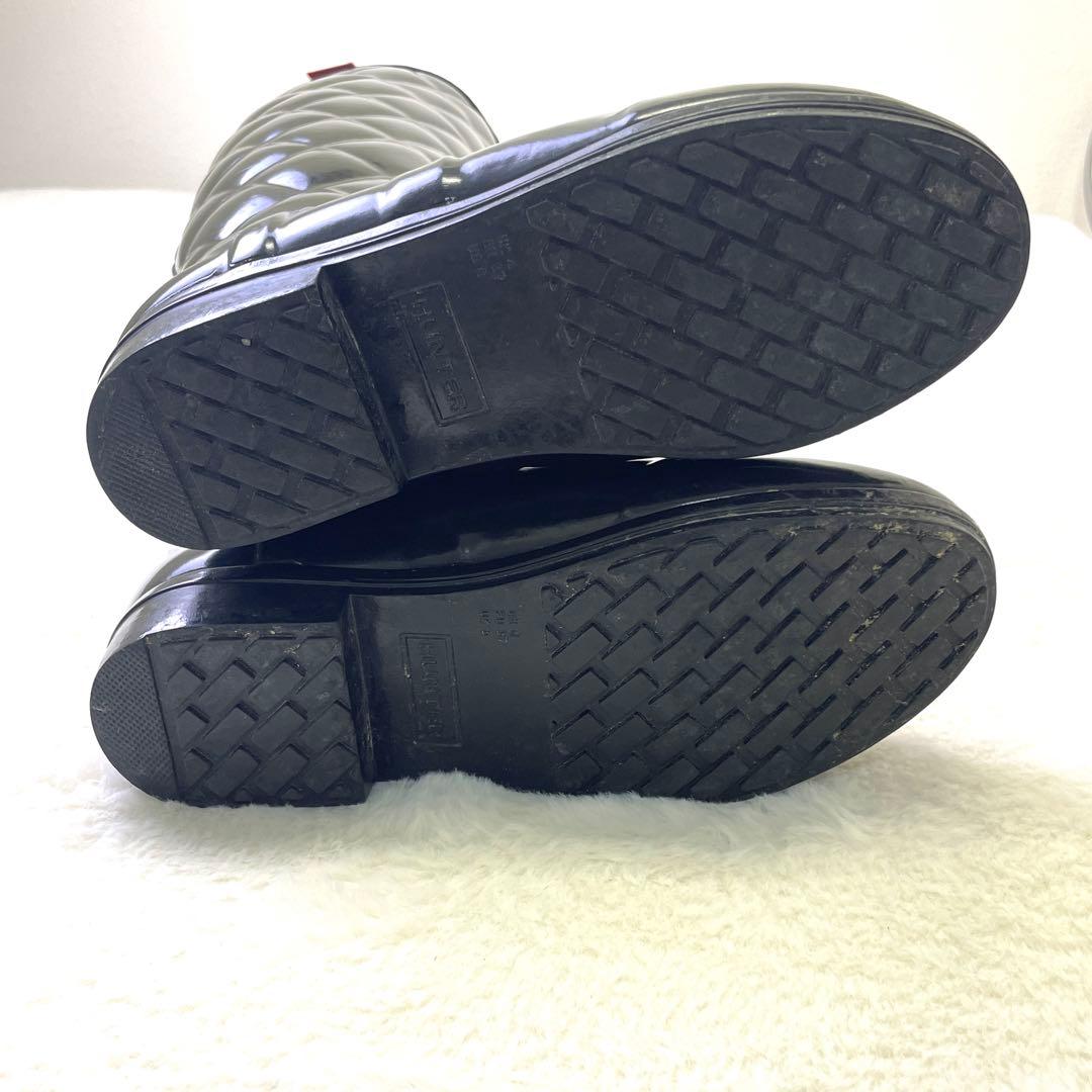 希少✨HUNTER ハンター 【23】キルティングロングブーツ/防寒/雨具/廃番