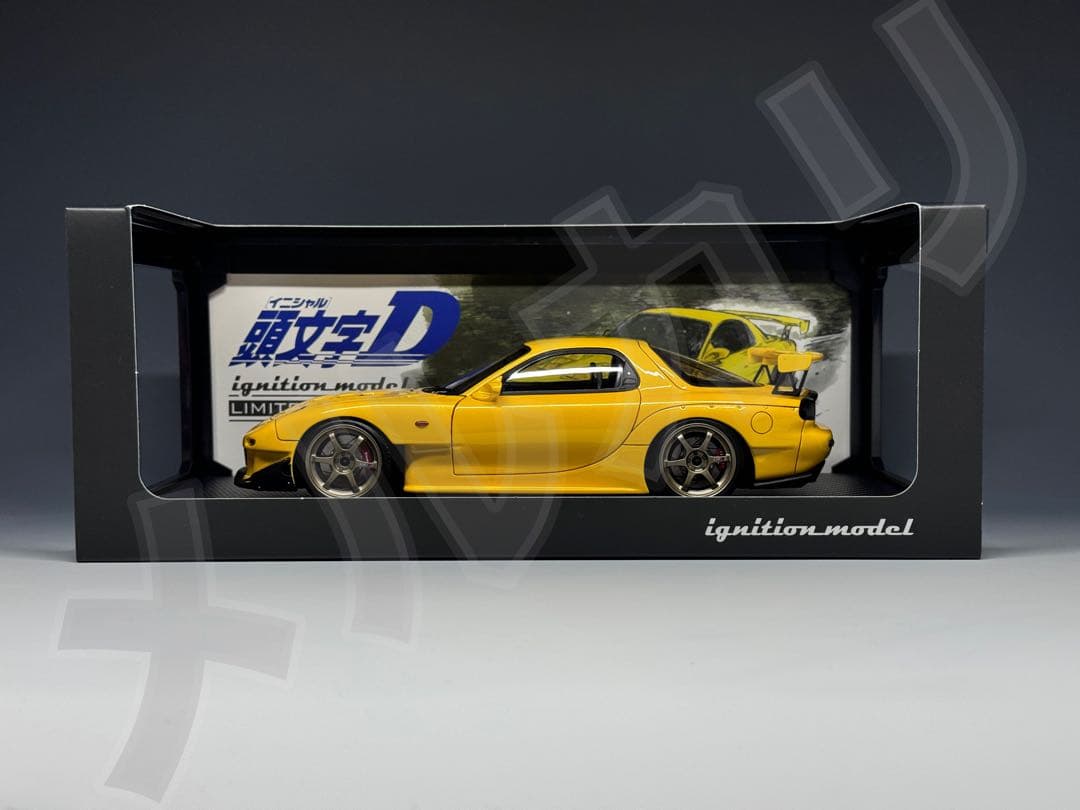 IG 1/18 イニシャルD マツダ RX-7 FD3S イエロー 2868
