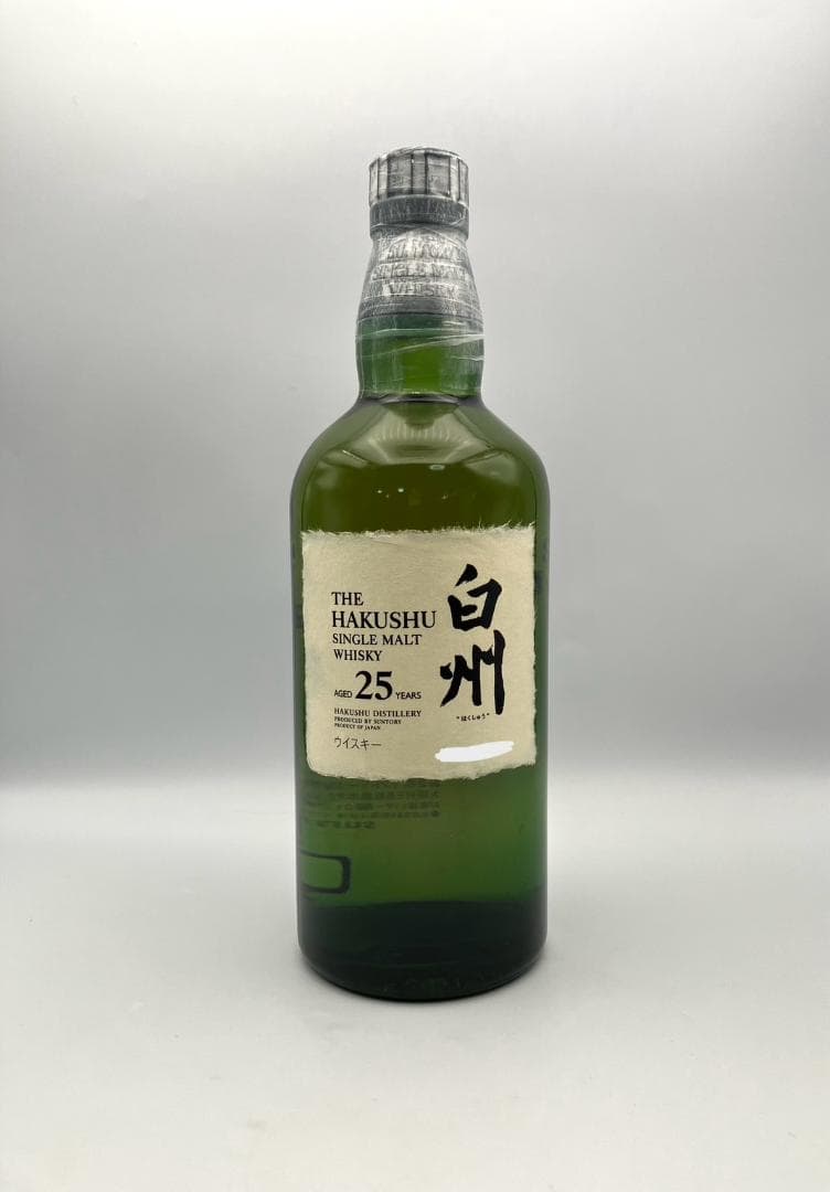 【未開栓】美品 サントリー 白州 25年 シングルモルトウイスキー