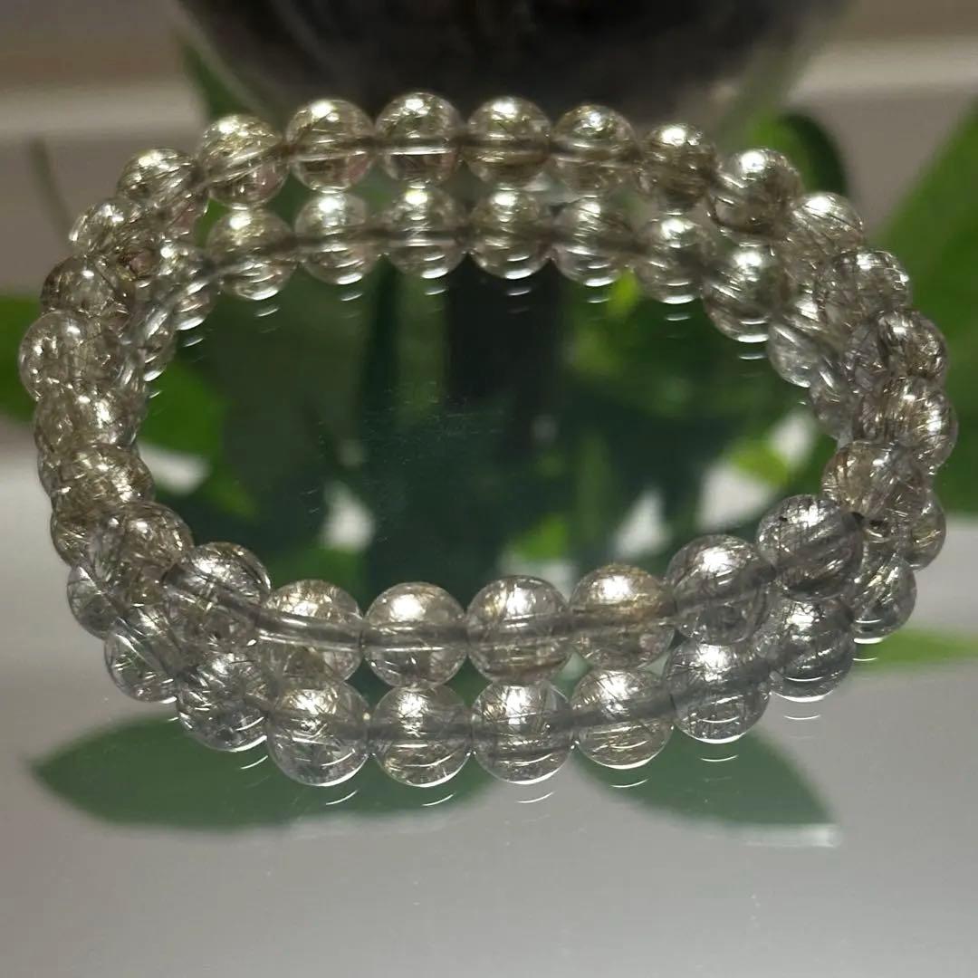 【一点物】最上級レベル シルバールチル 7mm 透明度高 針ミチミチ