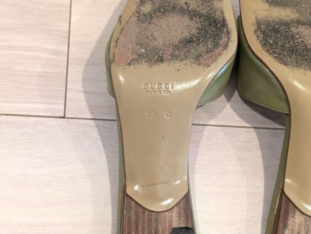 【箱あり】GUCCI　ミュール　サンダル　サイズ37