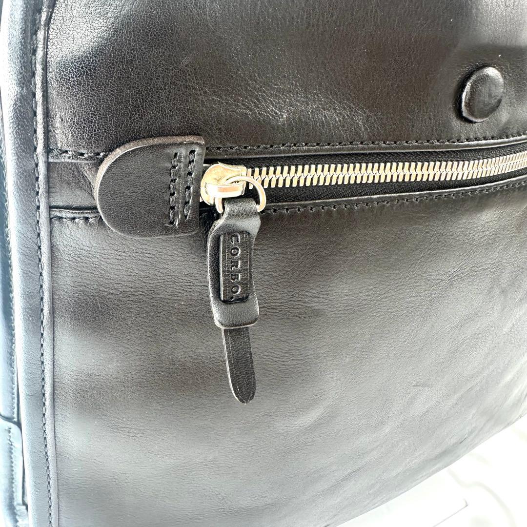 【専用】CORBO Famiglia コルボ レザー ビジネスバッグ 黒