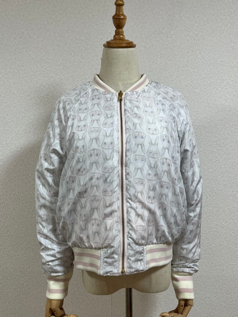 franche lippee あっぷっぷうさぎ スカジャン 個性派ガーリー