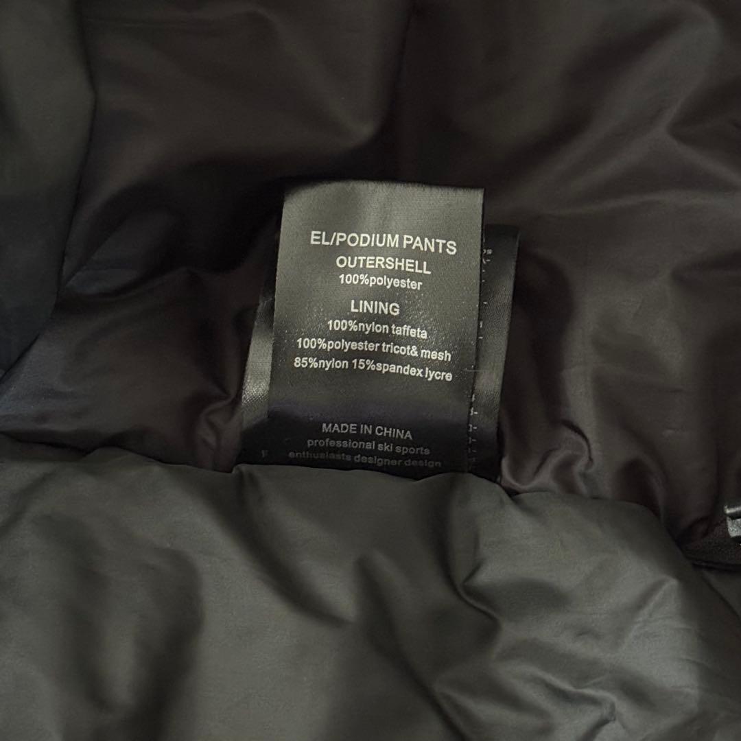 moca様　SALOMON 　スキーウェア　ダウンジャケット　フード付　ブラック